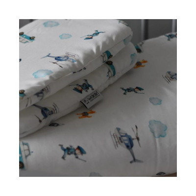 Bambusowa kołdra dziecięca Policja S