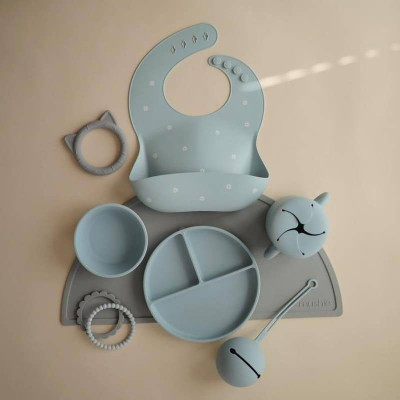 Mushie Etui na Smoczek Powder Blue (Sky Blue)