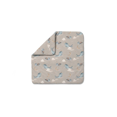 Pościel niemowlęca Rożek 2 w 1 Wieloryb WALDIN BEIGE