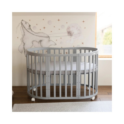 Prześcieradło z bawełny organicznej 73 cm Owal- 7w1 BEIGE
