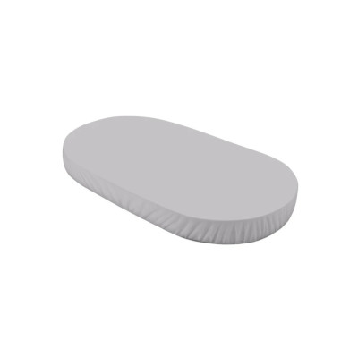 Prześcieradło z bawełny organicznej 73 cm Owal- 7w1 TAUPE