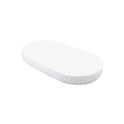 Prześcieradło bawełniane 124x73 cm Owal WHITE