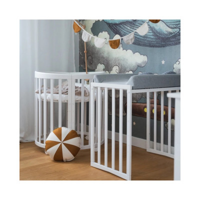 Prześcieradło bawełniane 124x73 cm Owal TAUPE