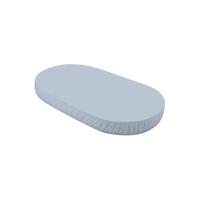 Prześcieradło bawełniane 124x73 cm Owal BLUE