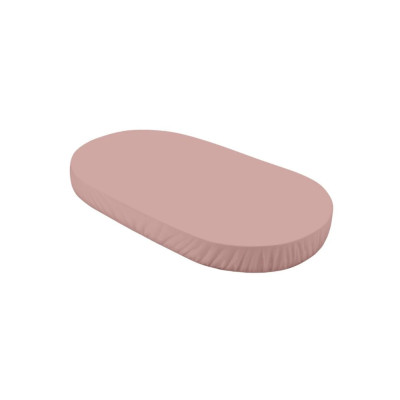 Prześcieradło bawełniane 124x73 cm Owal ROSE