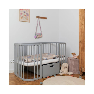 Bambusowa kołdra dziecięca Wieloryby XL BEIGE