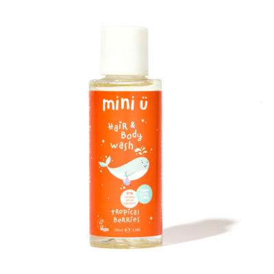 Podróżny zestaw kosmetyków dla dzieci z kosmetyczką (travel size)- Mini-U